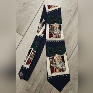 Vintage The Saturday Evening Post 1996 Curtis Publishing Santa Christmas Tie
